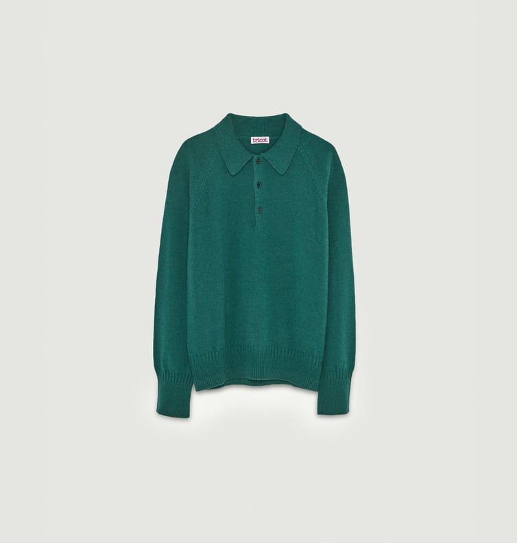 Cashmere polo shirt