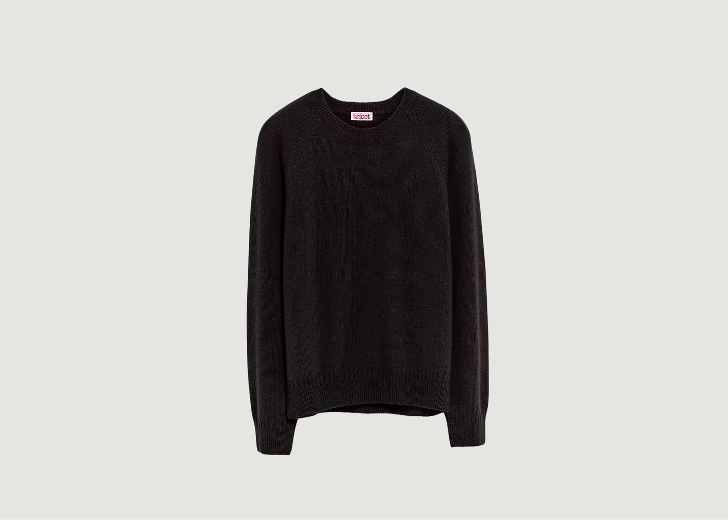 Pull col rond en cachemire - Tricot