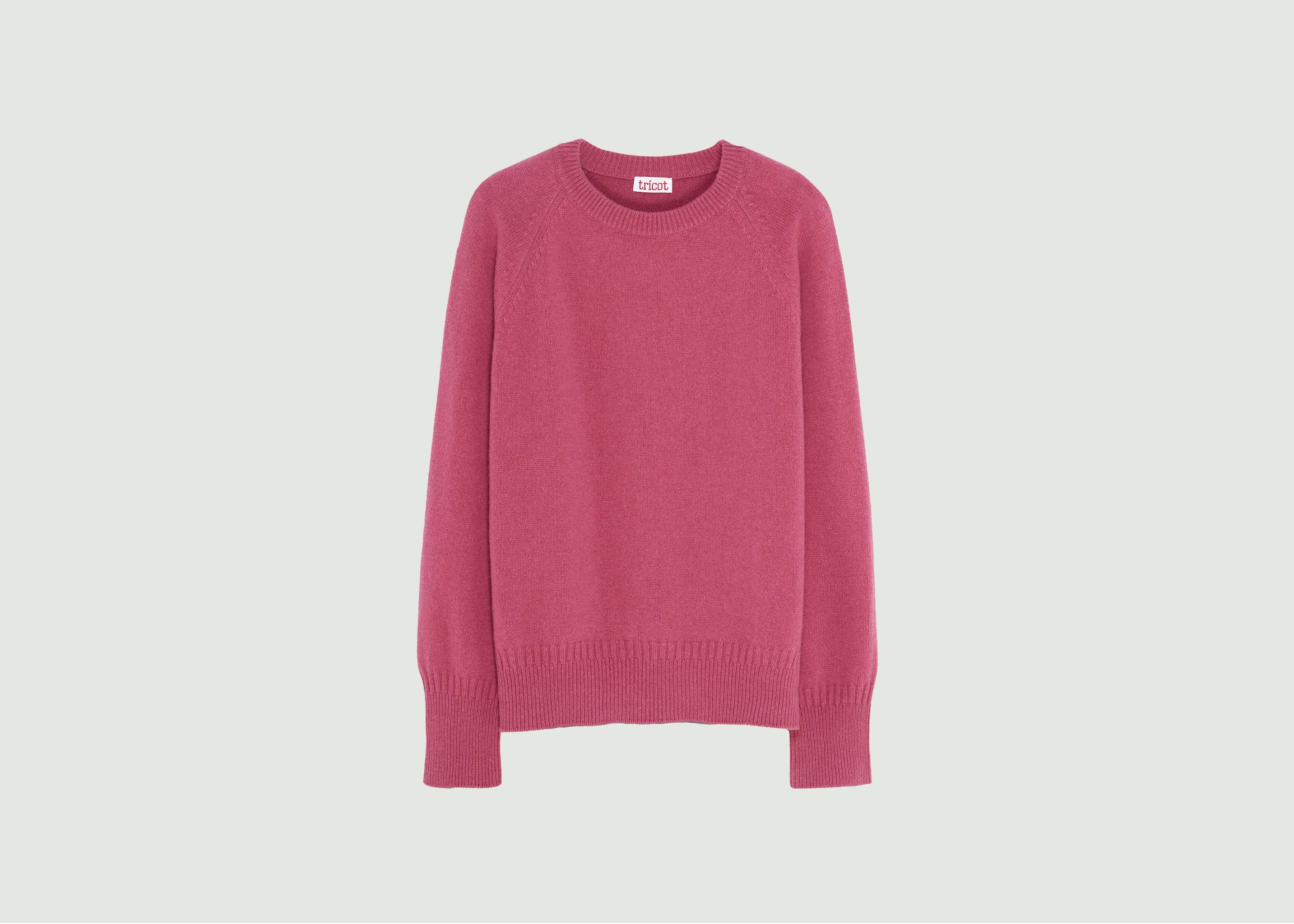 Cashmere Round Neck Sweater - Tricot