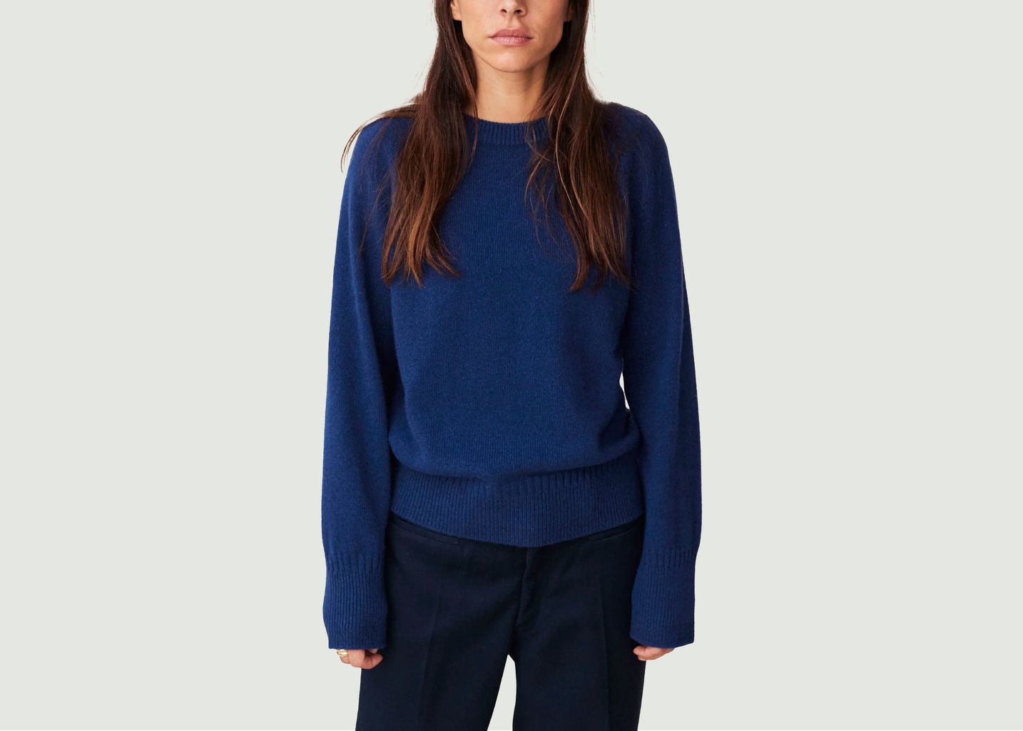 Cashmere Round Neck Sweater - Tricot