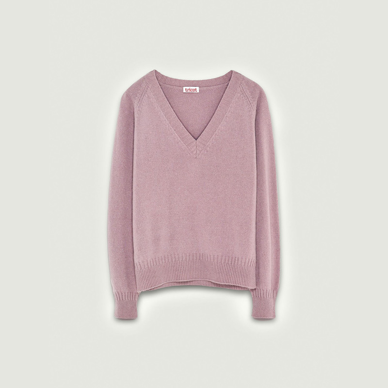 Cashmere V-neck sweater - Tricot