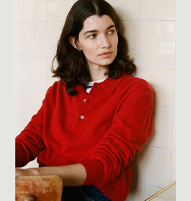 Polo cachemire léger 