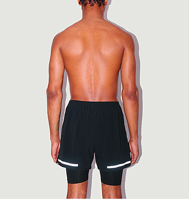 Jet Black Laufshorts