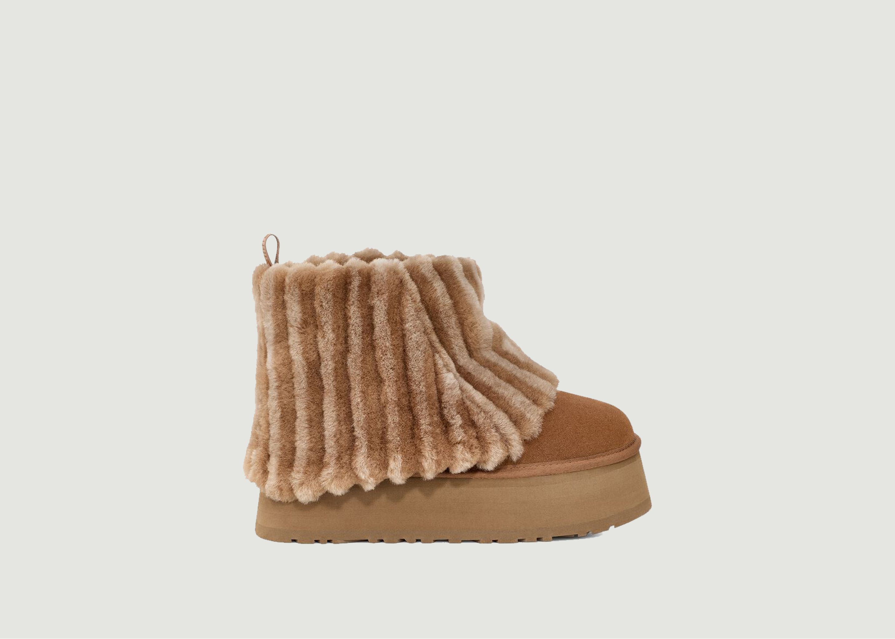 Classic sherpa velvet mini booties Brown Ugg | L'Exception