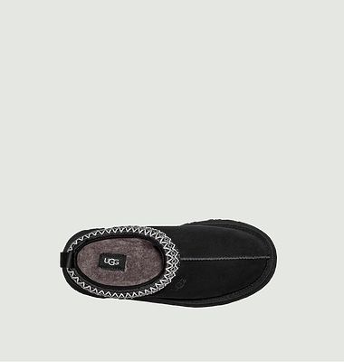 Tazz platform slippers with fancy trim