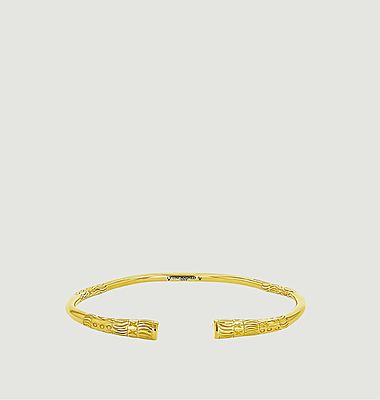 Rado round gold bracelet in 24kt silver vermeil