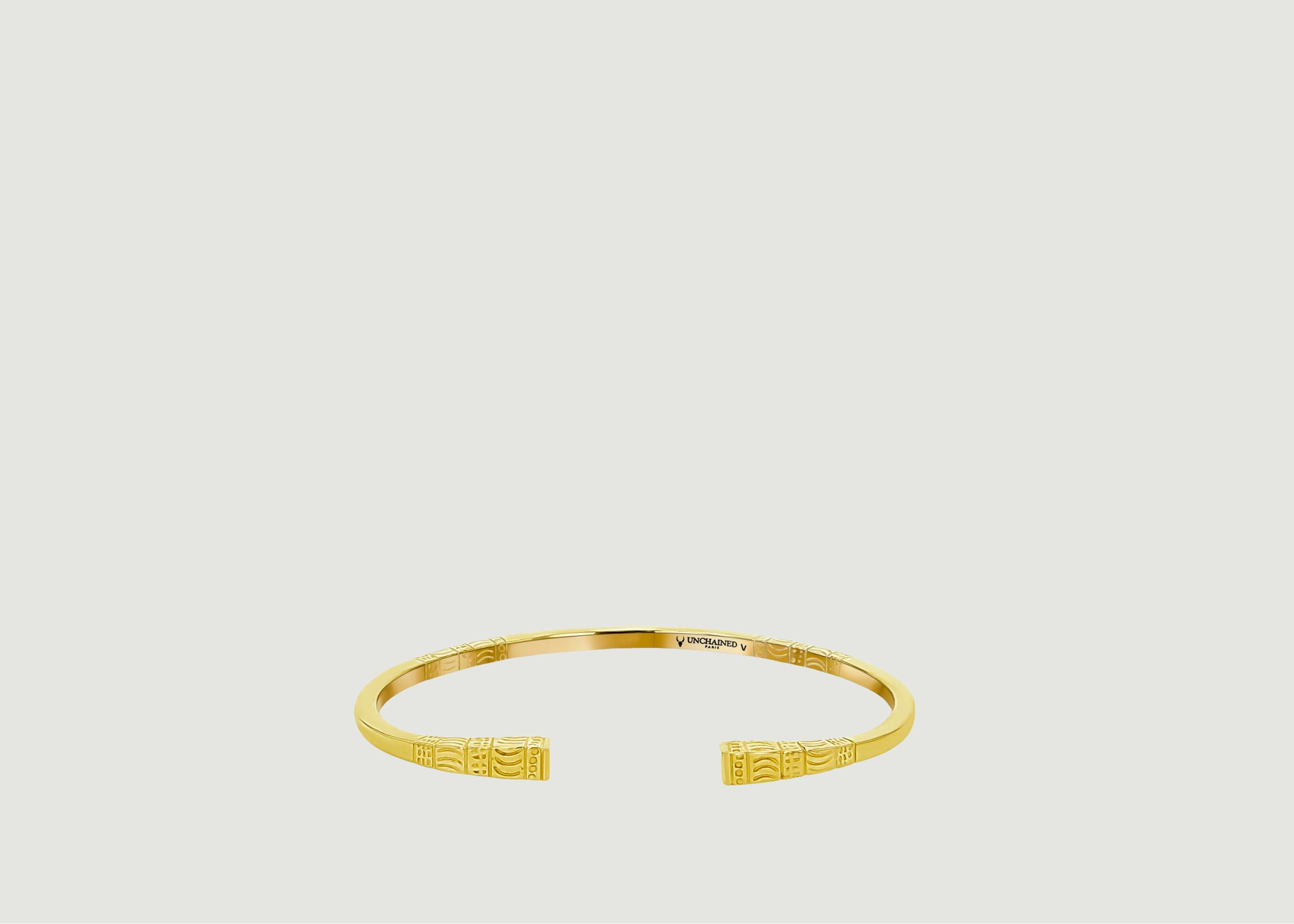 Hery Armband quadratisch Gold in Vermeil 24kt - Unchained Paris