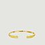 Toky bevelled gold bracelet in 24kt silver vermeil - Unchained Paris