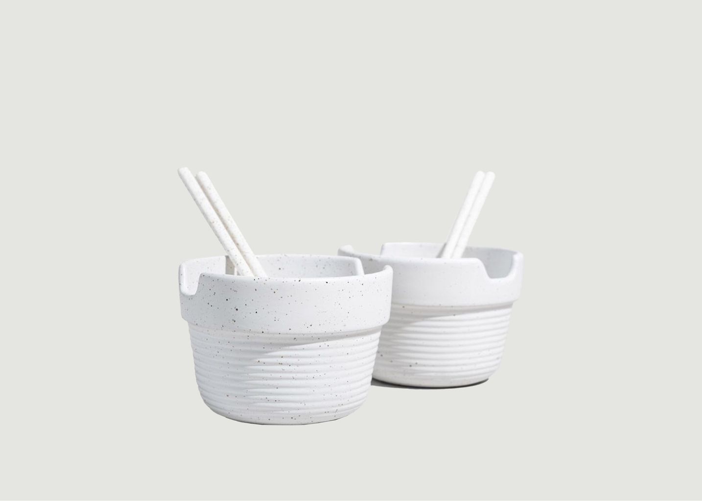 Stackable stoneware noodle bowl set - United by Blue