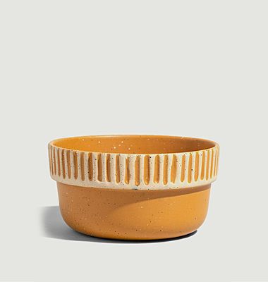 Stackable stoneware bowl