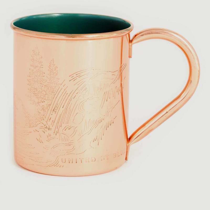 Waterfall Copper & Porcelain Mug - United by Blue