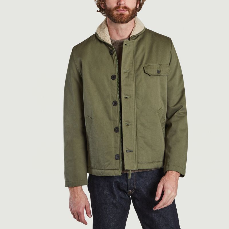 boxy twill jacket