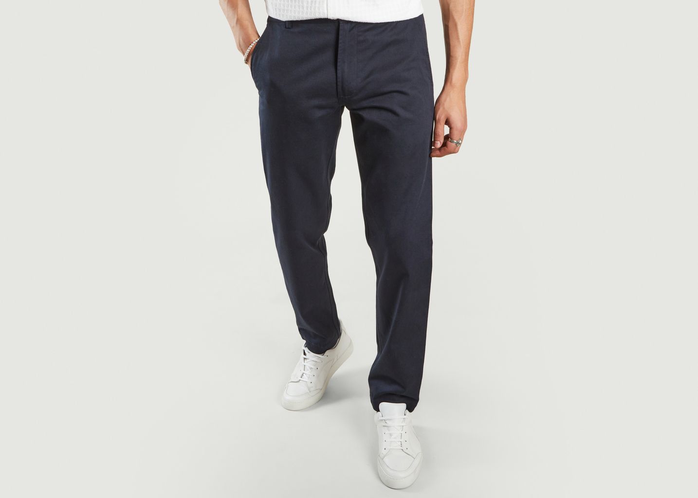 Sale Aston Pants with slim fit Navy 