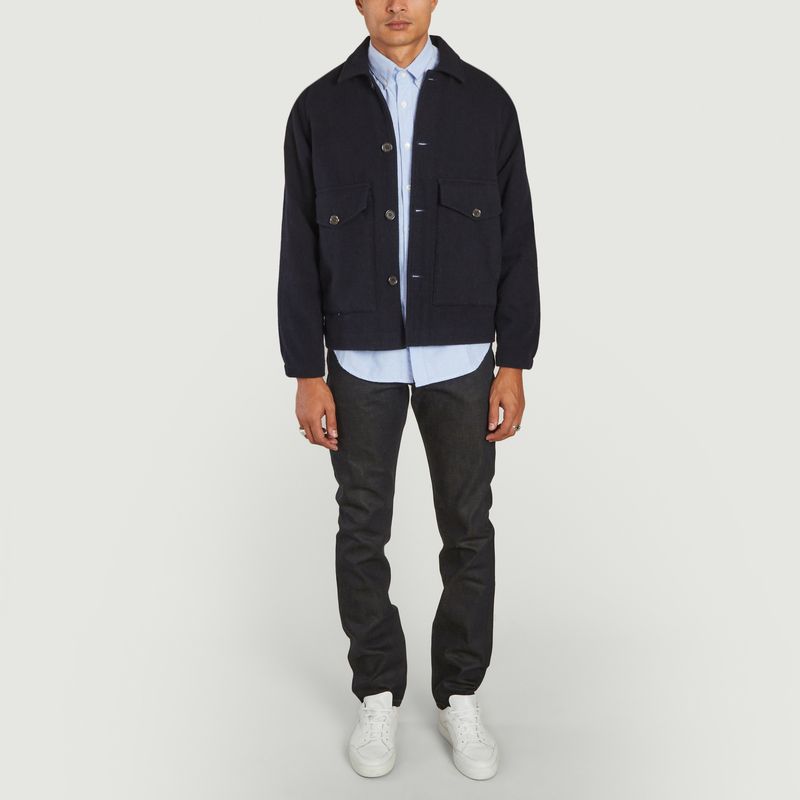 universal works watchman jacket