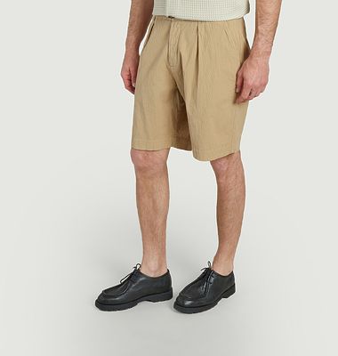 Pleated Track Shorts