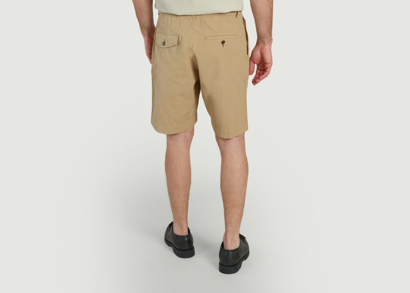 Pleated Track Shorts - Universal Works