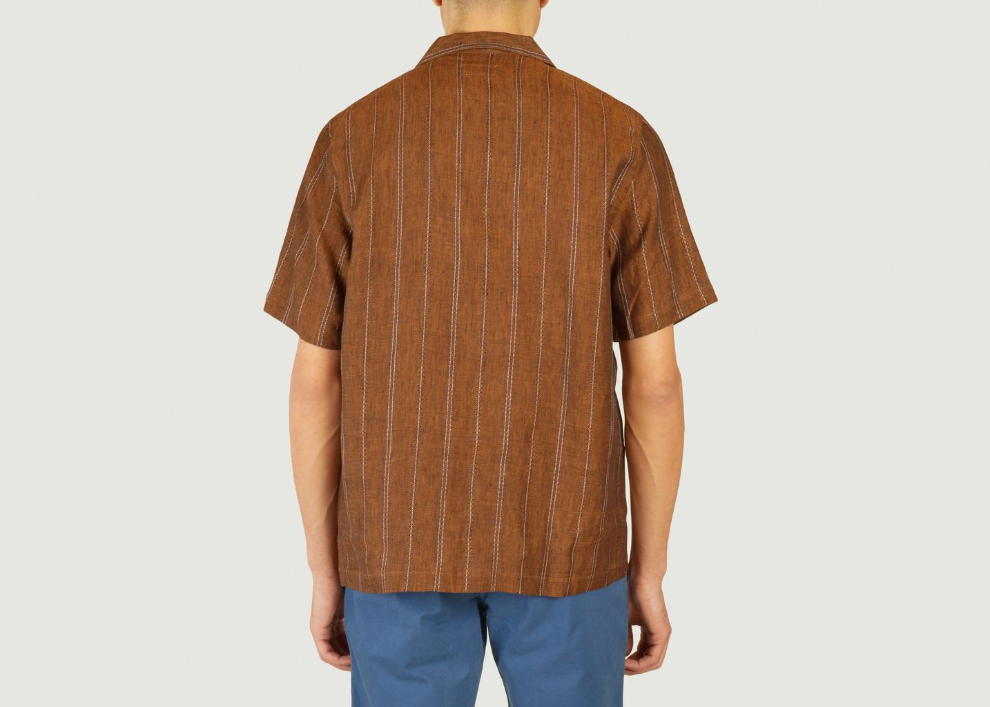 Road striped shirt - Universal Works