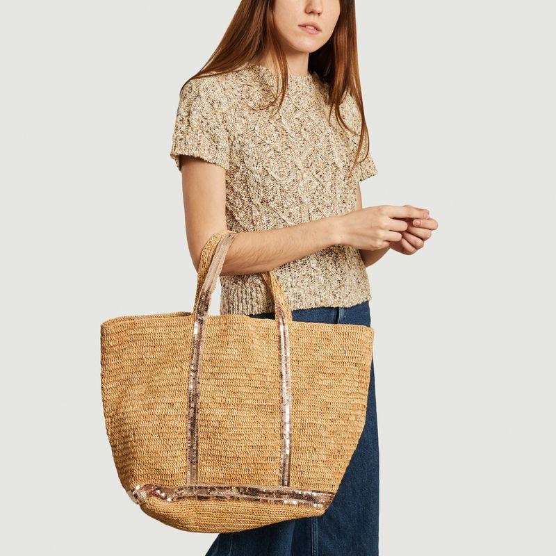 XL Raffia and Sequins Shopping Bag - Vanessa Bruno