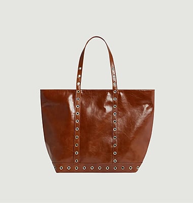 Cabas L Zippé Cuir
