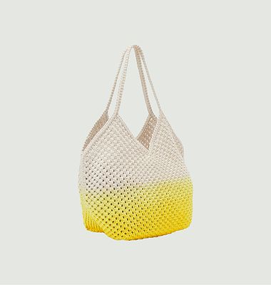Two-tone spirit basket bag
