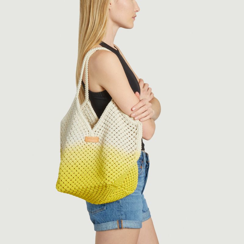 Sac cabas esprit panier bicolore - Vanessa Bruno