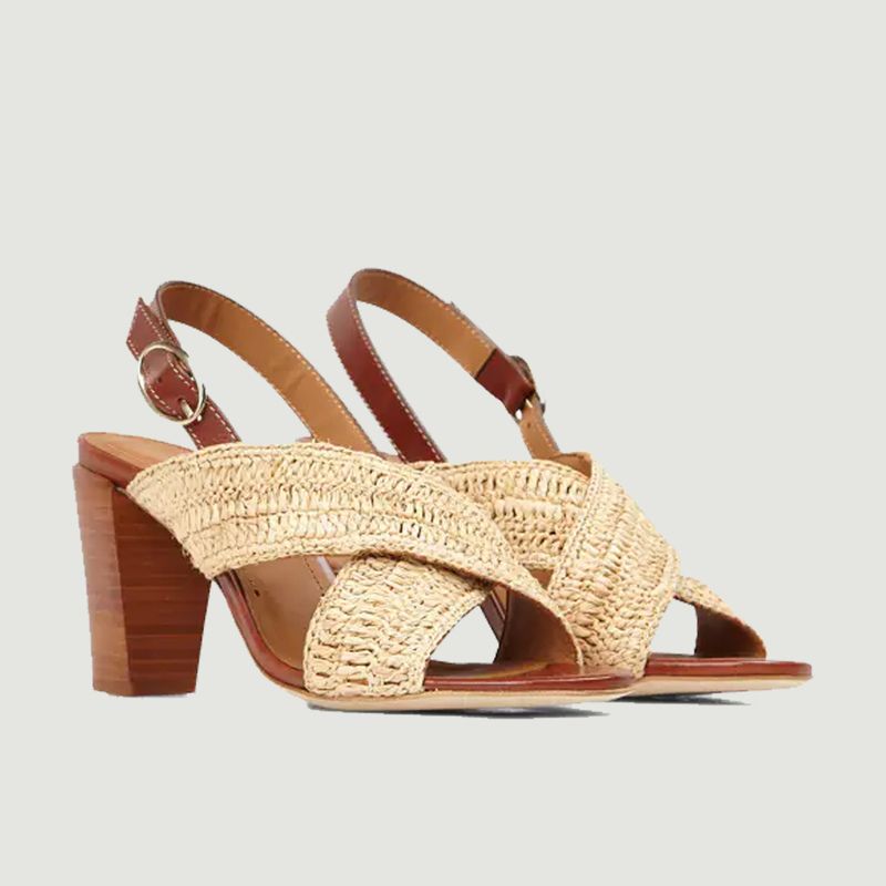 Heeled sandals Natural Vanessa Bruno | L’Exception
