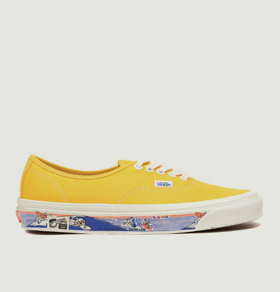 vans basse jaune