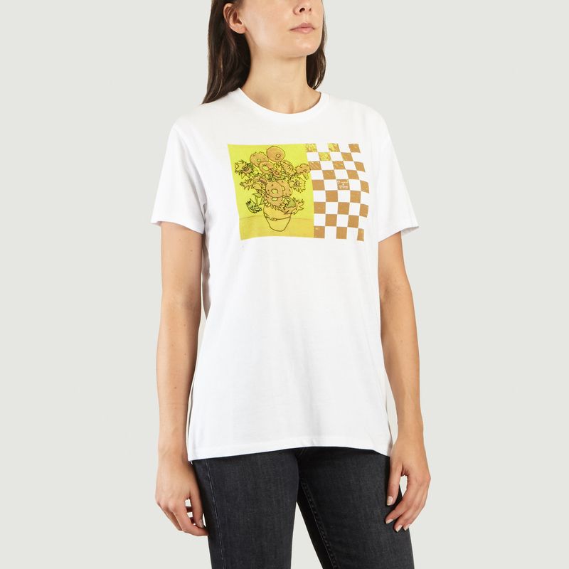 vans x van gogh museum sunflower t-shirt