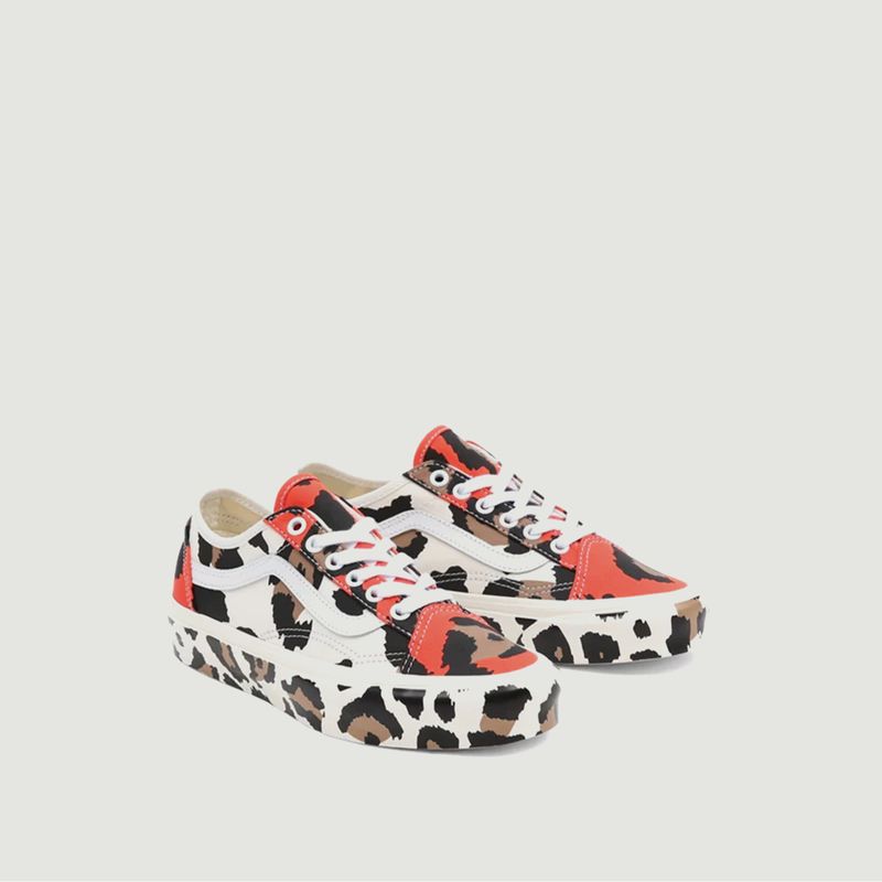 leopard print lace up vans