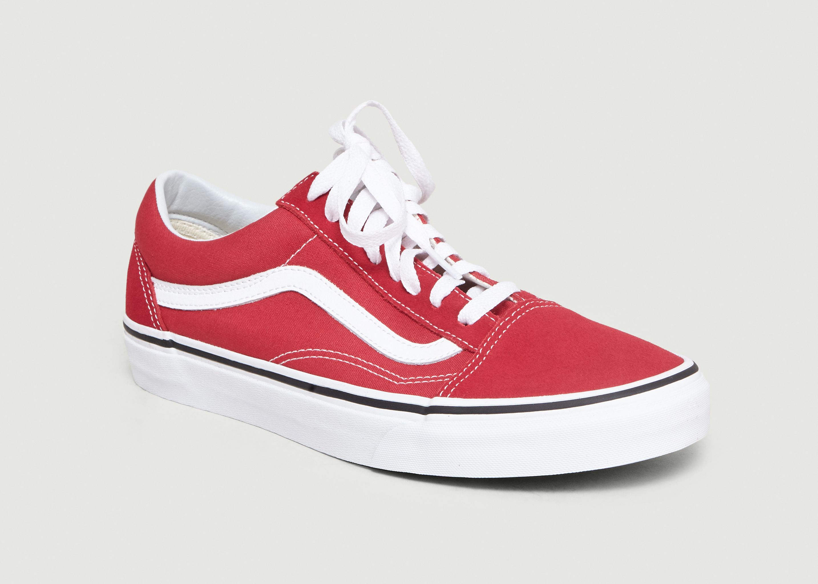 vans trainers red