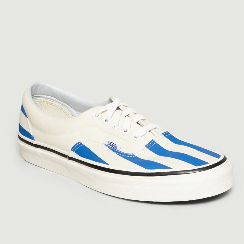 blue and white vans low top