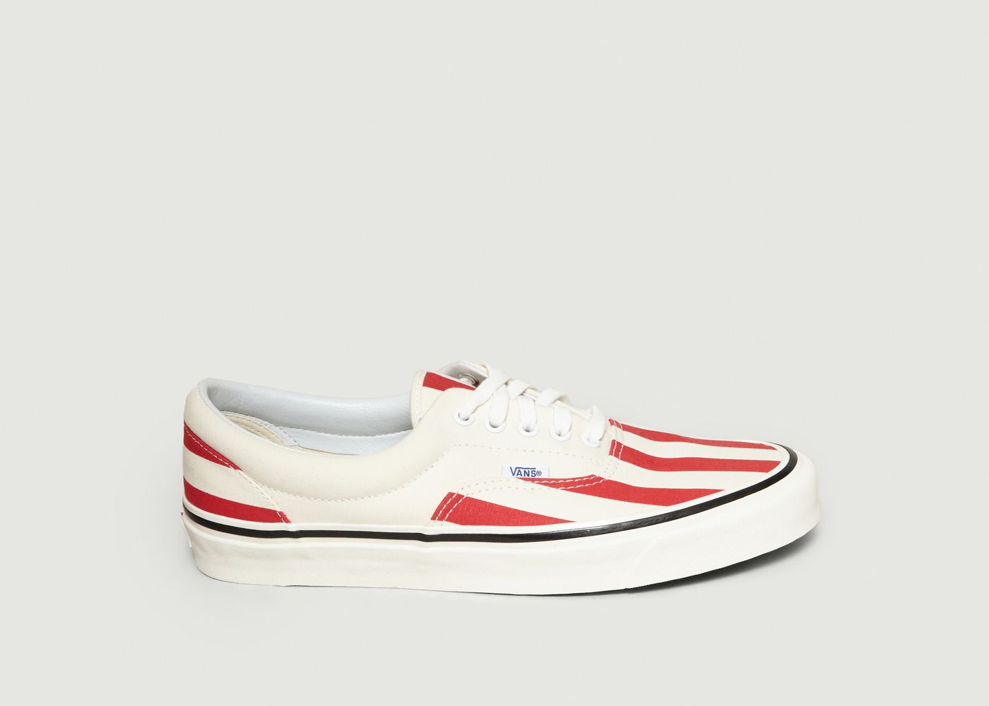 low cut red vans