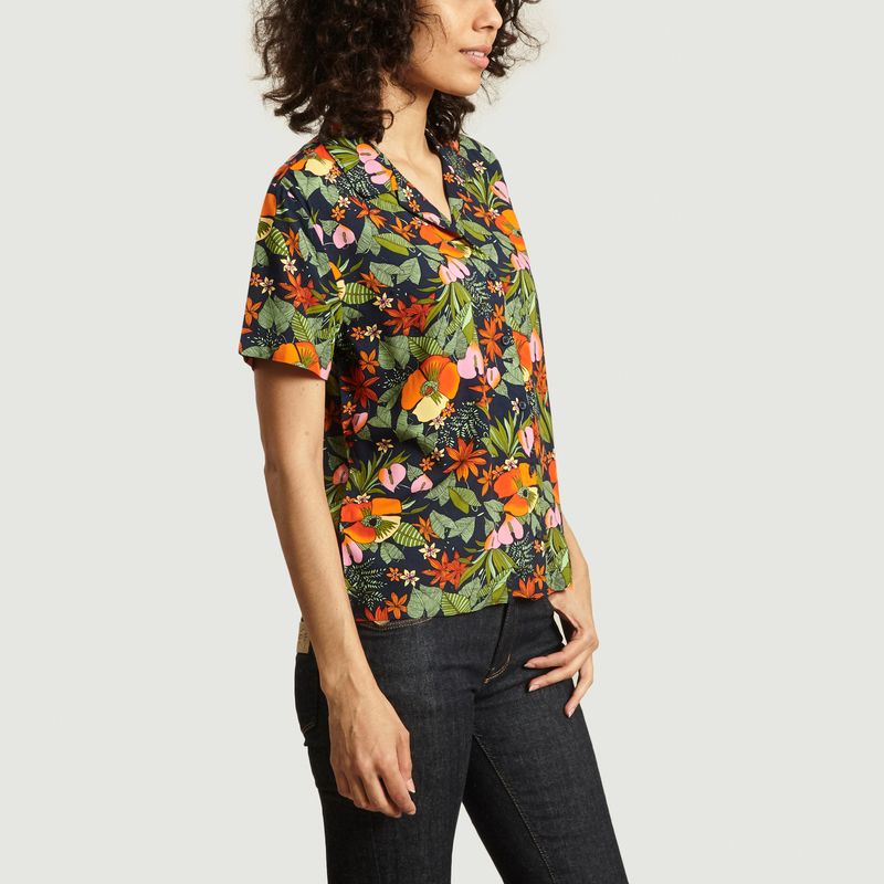 Chemise manches courtes à imprimé tropical - Vans