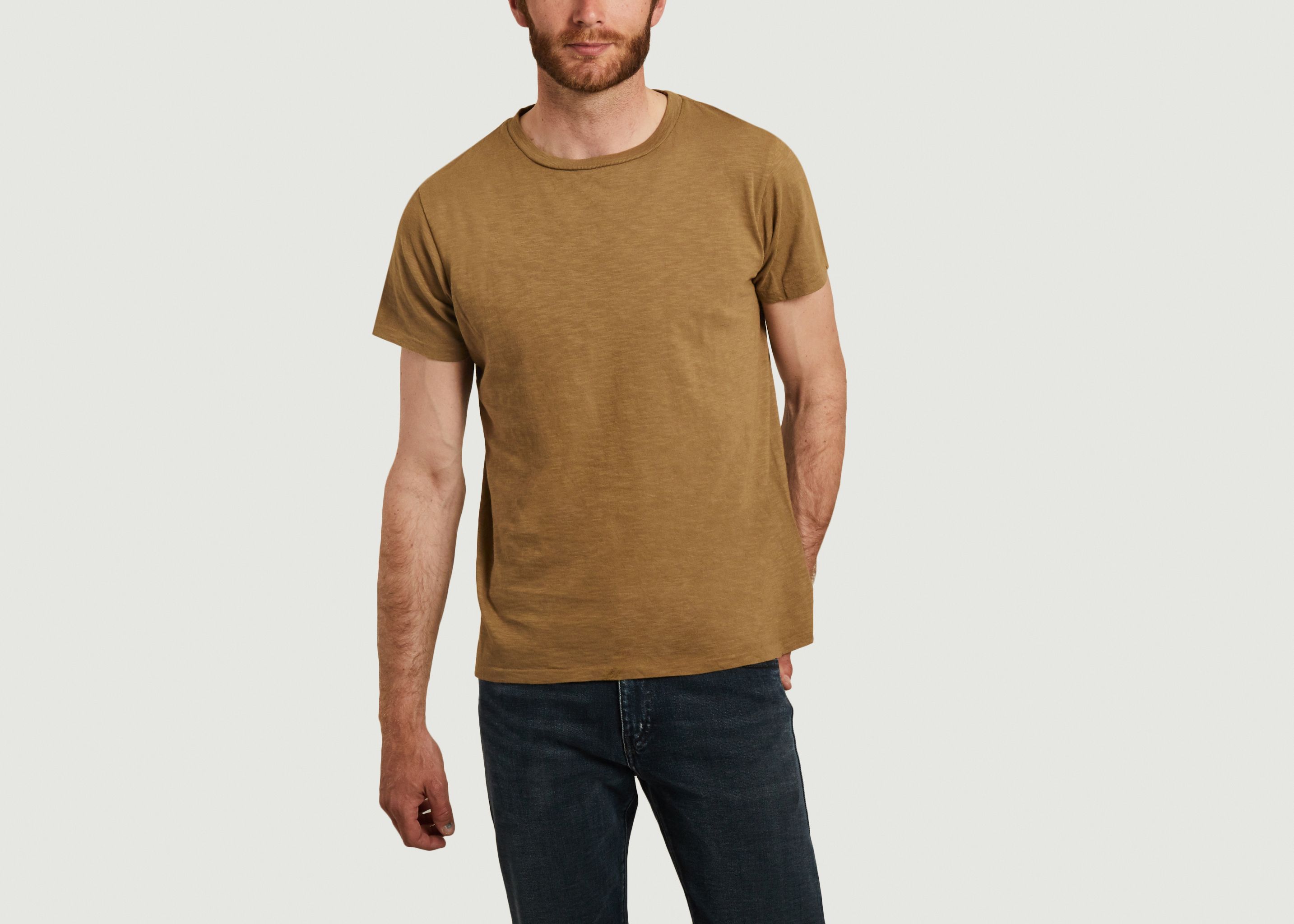 Rolled regular t-shirt  - Velva Sheen