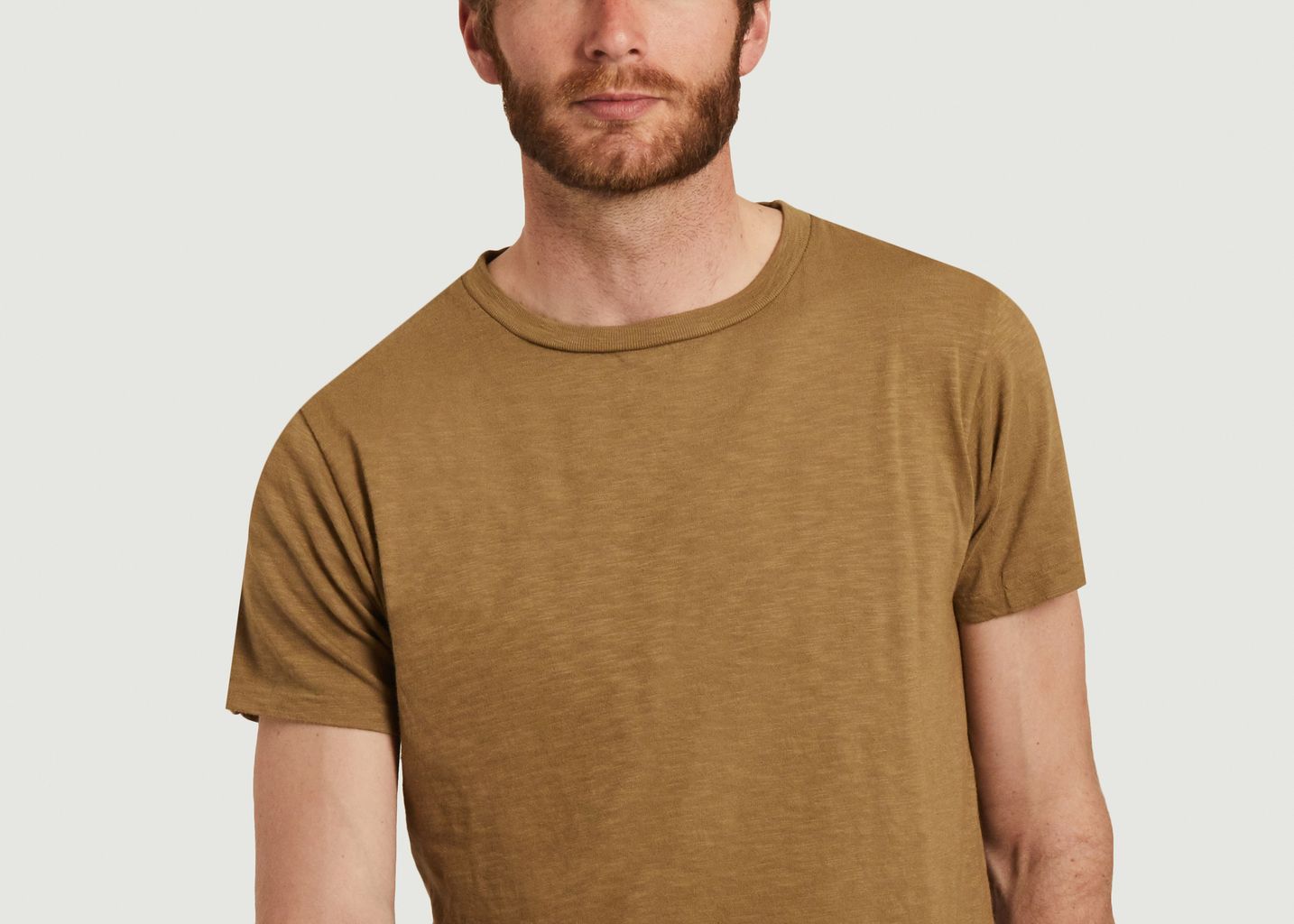 Rolled regular t-shirt  - Velva Sheen