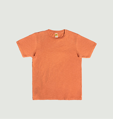 Straight-cut rolled T-shirt