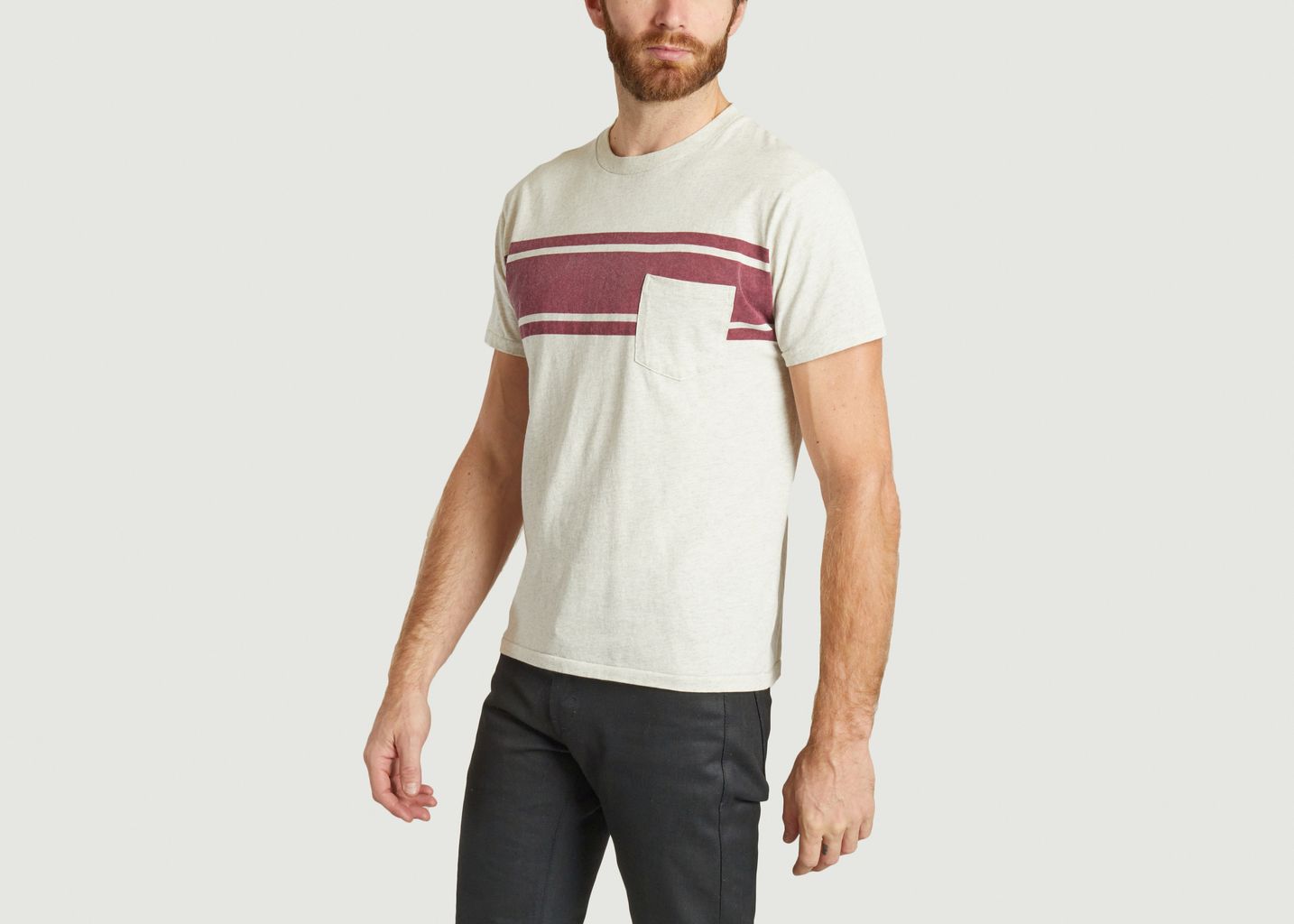 T-shirt College Stripe - Velva Sheen