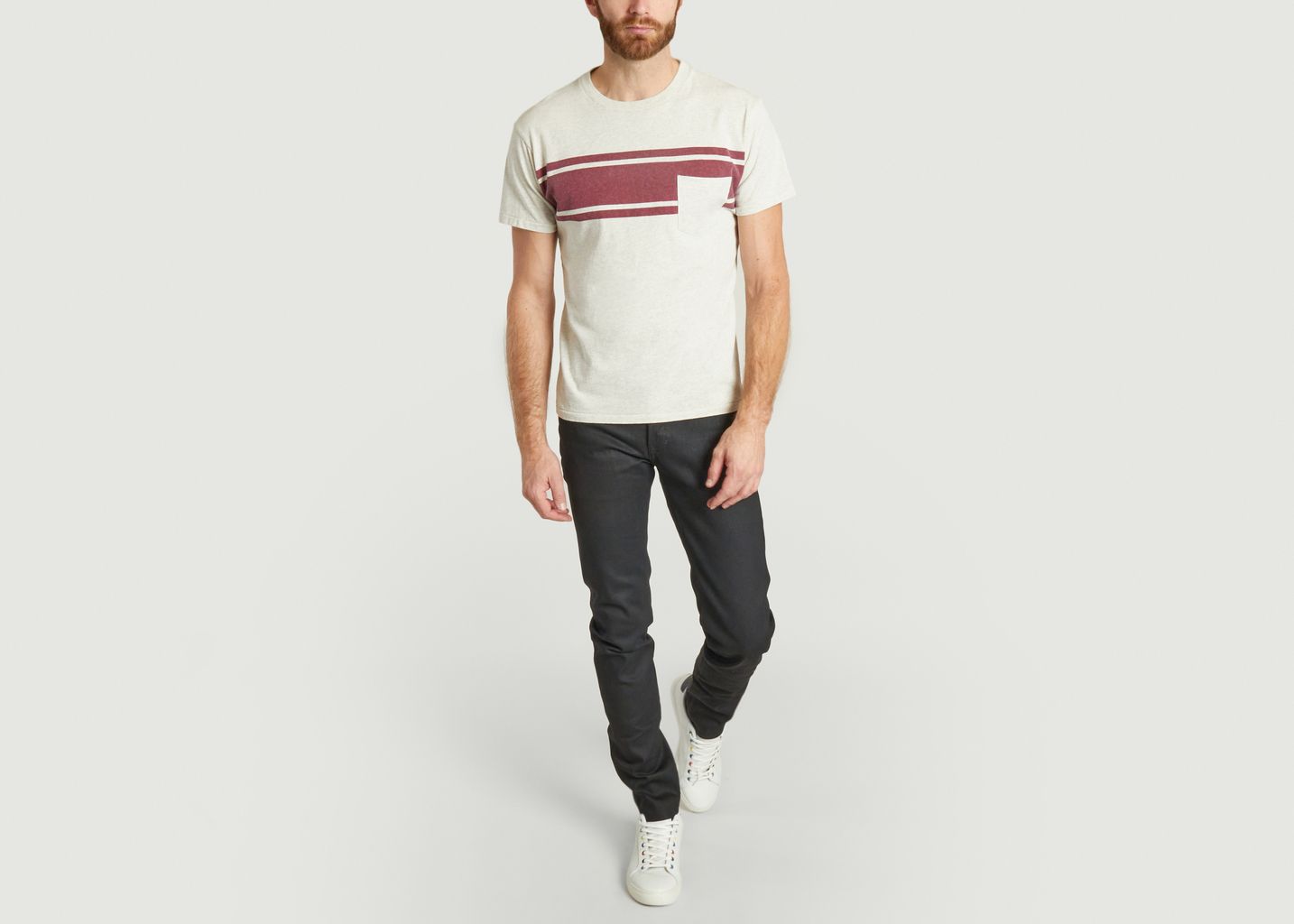 T-shirt College Stripe - Velva Sheen
