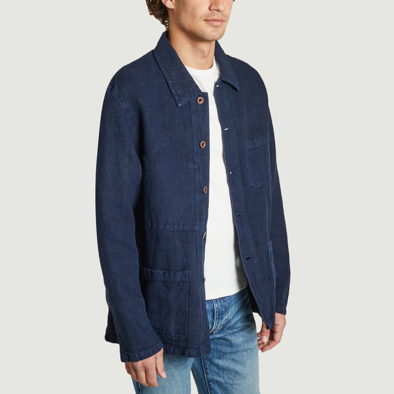 5C linen work jacket - Vetra