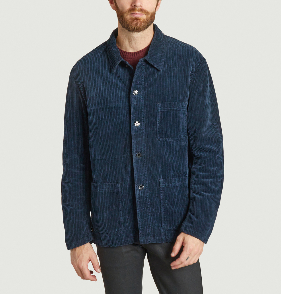 Heavy Linen Jacket Navy Blue Vetra | L'Exception Heavy Linen Jacket Navy Blue Vetra | L'Exception