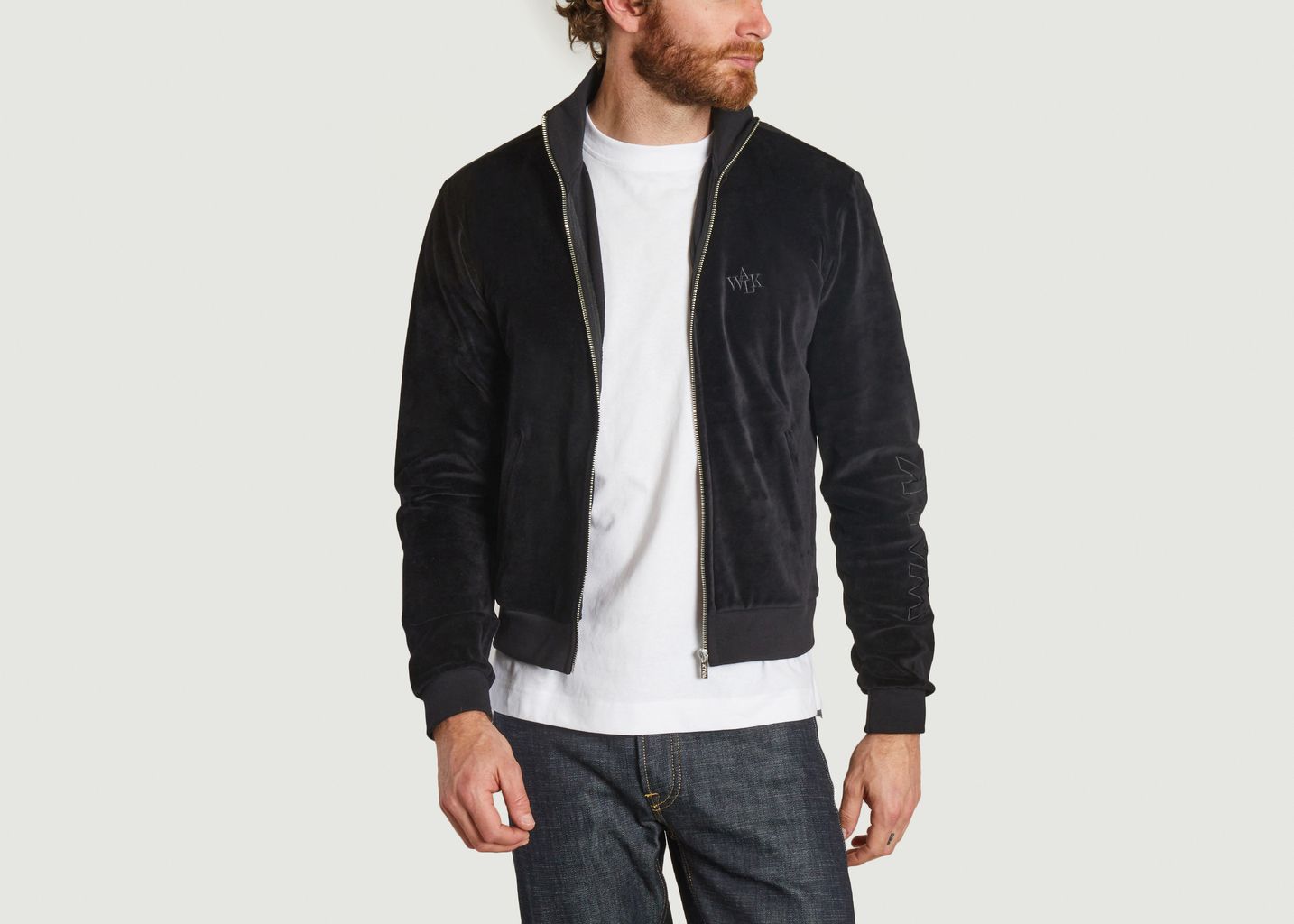 Soldes Veste en velours Noir Walk in Paris à -40% | L’Exception