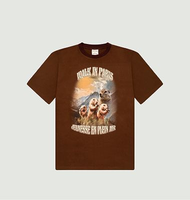 Le t-shirt des Grisons imprimé marmottes