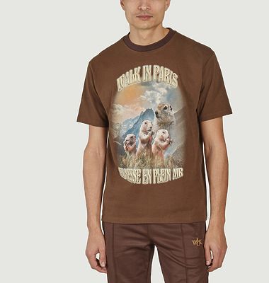 Le t-shirt des Grisons imprimé marmottes