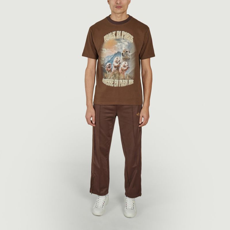 Le t-shirt des Grisons imprimé marmottes - Walk in Paris