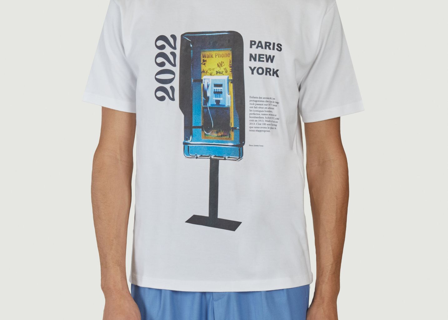 Le t-shirt héritage imprimé Paris New York - Walk in Paris