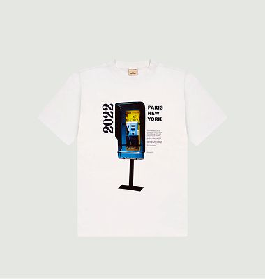 Le t-shirt héritage imprimé Paris New York