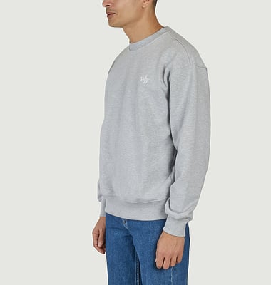 Sweatshirt siglé coupe droite