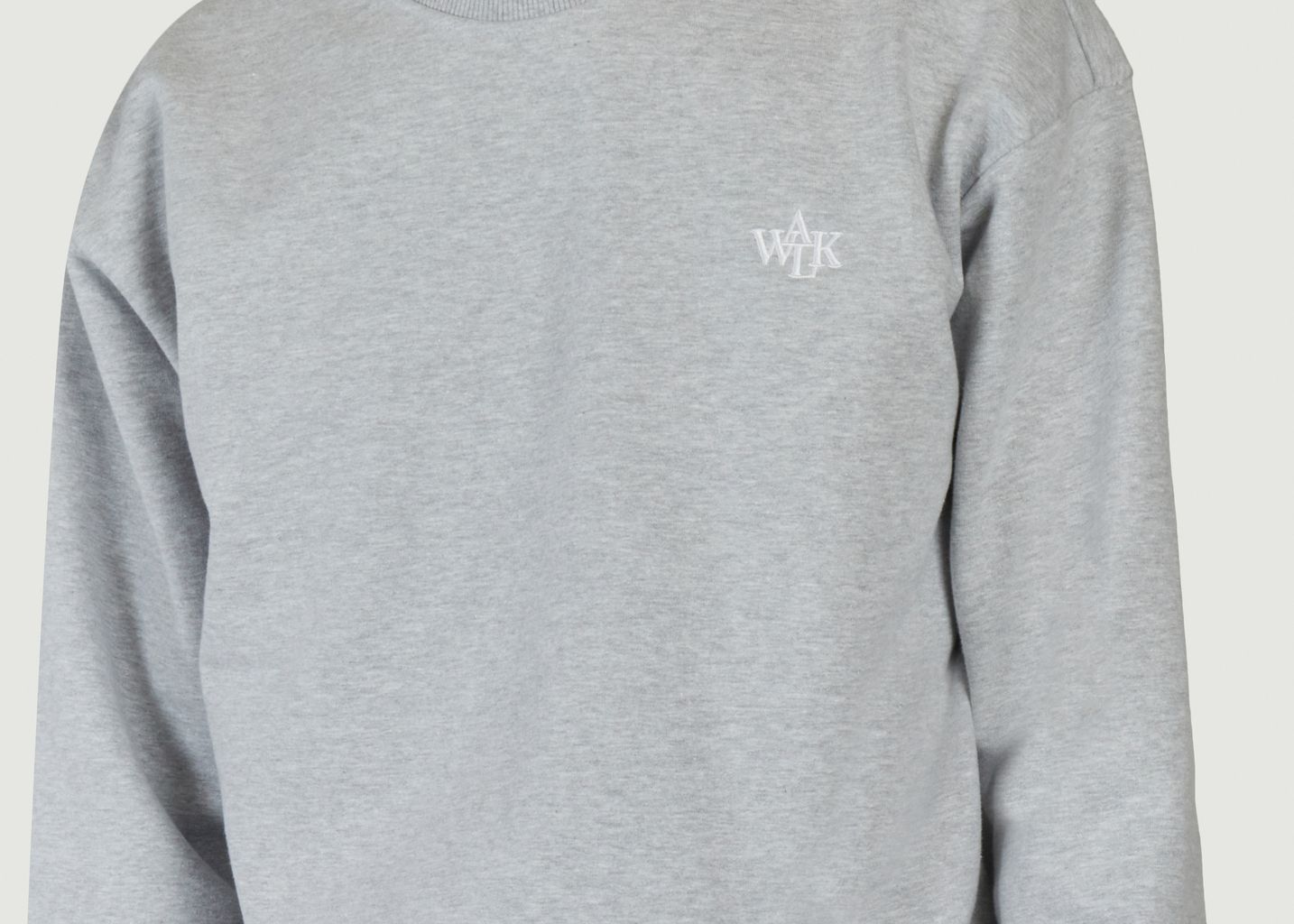 Sweatshirt with logo, straight cut - Walk in Paris