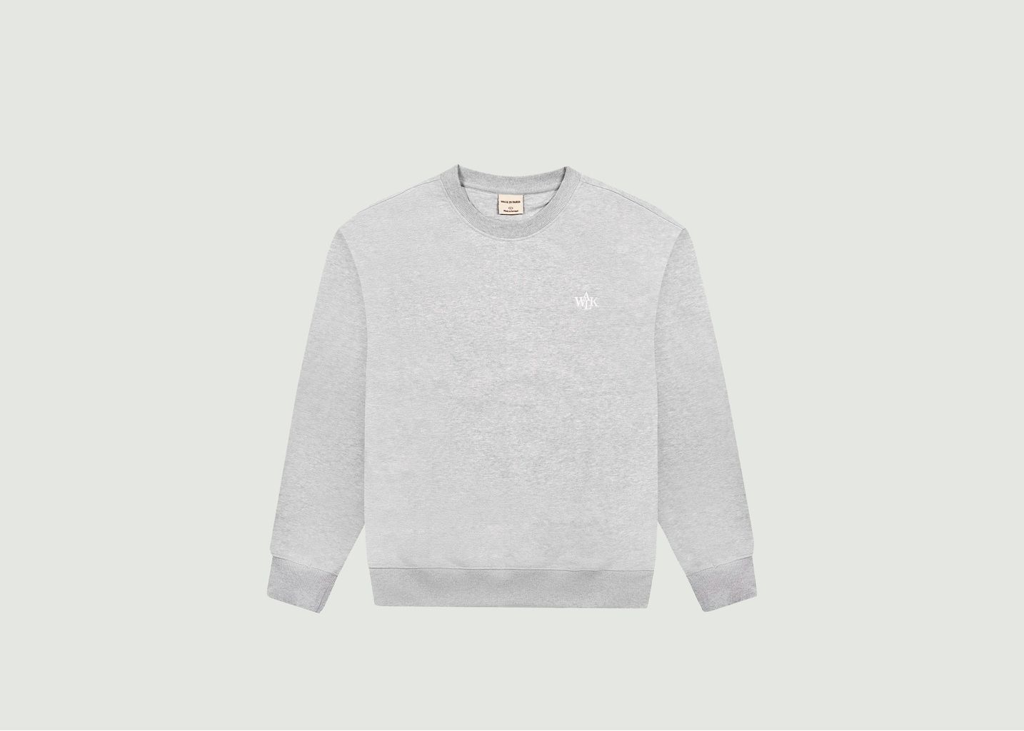 Sweatshirt with logo, straight cut - Walk in Paris