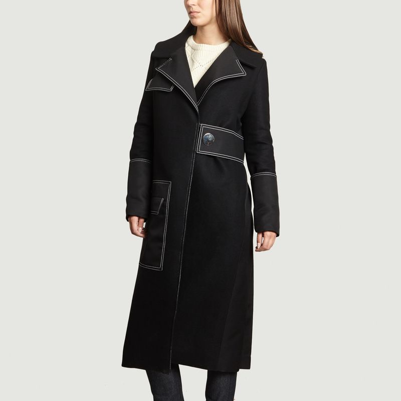 Manteau Long En Laine - Wanda Nylon